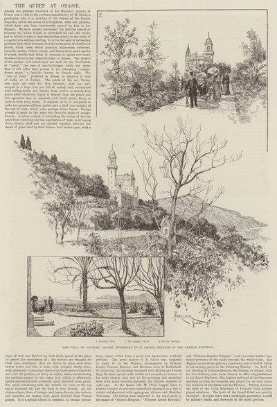 La reine à Grasse - Amedee Forestier